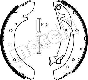 Metelli 53-0073 - Drum Brake Shoe Set car-mod.net