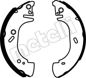 Metelli 53-0123 - Drum Brake Shoe Set car-mod.net