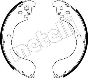Metelli 53-0296 - Drum Brake Shoe Set car-mod.net