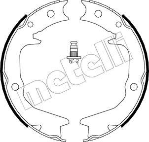 Metelli 53-0265 - Brake Shoe Set, parking brake car-mod.net