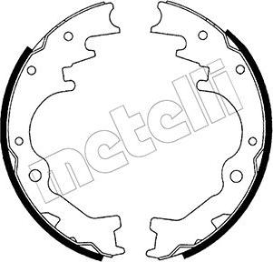 Metelli 53-0208 - Drum Brake Shoe Set car-mod.net