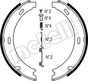 Metelli 53-0233K - Brake Shoe Set, parking brake car-mod.net