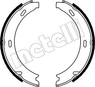 Metelli 53-0233 - Brake Shoe Set, parking brake car-mod.net