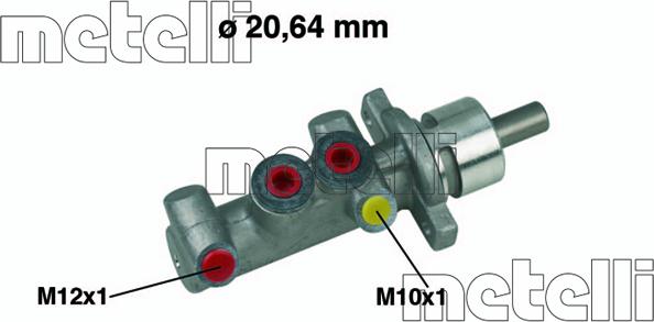 Metelli 05-0416 - Brake Master Cylinder car-mod.net