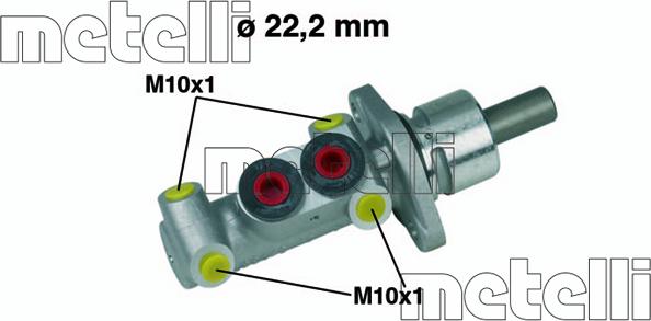 Metelli 05-0302 - Brake Master Cylinder car-mod.net