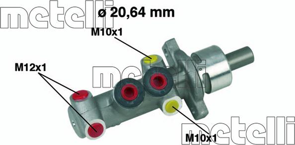 Metelli 05-0319 - Brake Master Cylinder car-mod.net