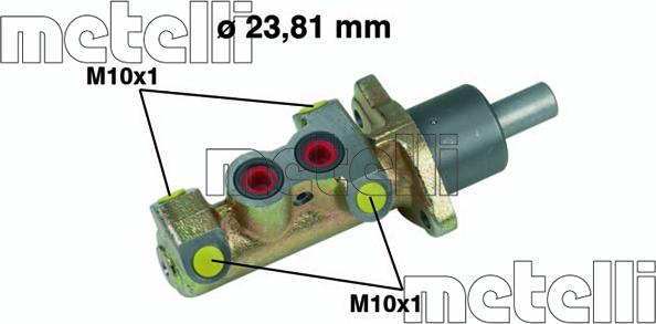 Metelli 05-0325 - Brake Master Cylinder car-mod.net