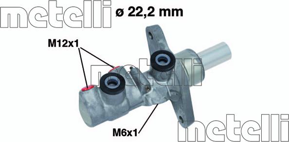 Metelli 05-0743 - Brake Master Cylinder car-mod.net