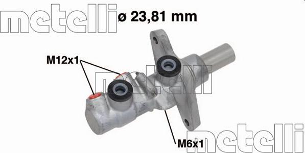 Metelli 05-0742 - Brake Master Cylinder car-mod.net