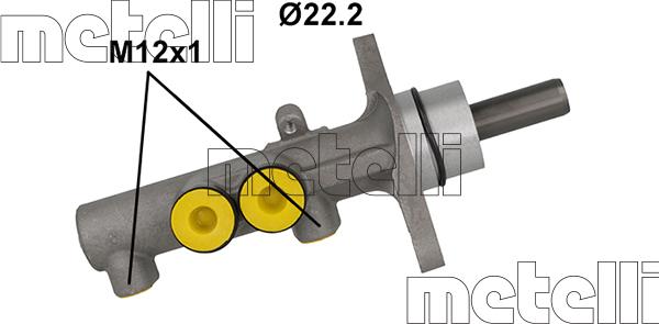 Metelli 05-1186 - Brake Master Cylinder car-mod.net