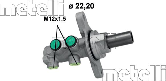Metelli 05-1264 - Brake Master Cylinder car-mod.net