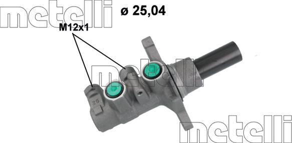 Metelli 05-1272 - Brake Master Cylinder car-mod.net