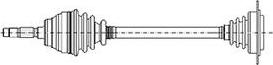 Metelli 17-0751 - Drive Shaft car-mod.net