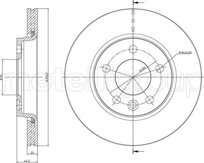 Metelli 23-0728 - Brake Disc car-mod.net