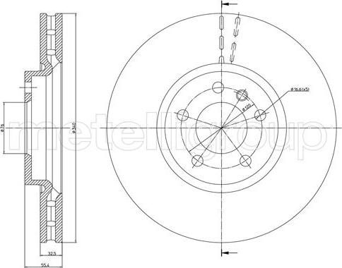 Metelli 23-1470C - Brake Disc car-mod.net