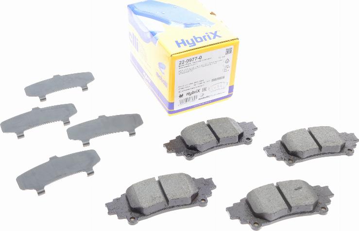 Metelli 22-0977-0 - Brake Pad Set, disc brake car-mod.net