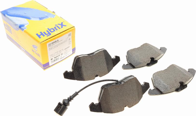 Metelli 22-0548-0 - Brake Pad Set, disc brake car-mod.net