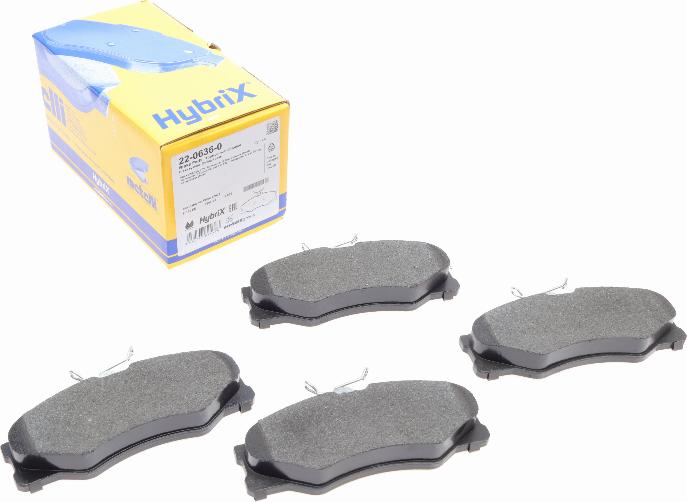 Metelli 22-0636-0 - Brake Pad Set, disc brake car-mod.net