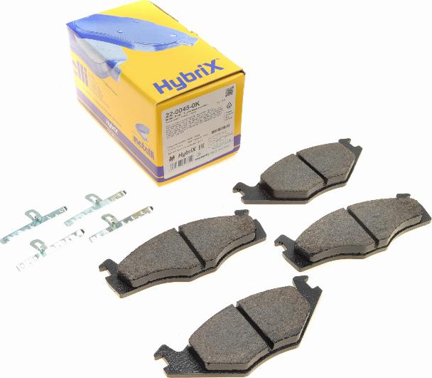 Metelli 22-0045-0K - Brake Pad Set, disc brake car-mod.net