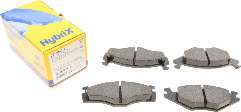 Metelli 22-0045-1 - Brake Pad Set, disc brake car-mod.net