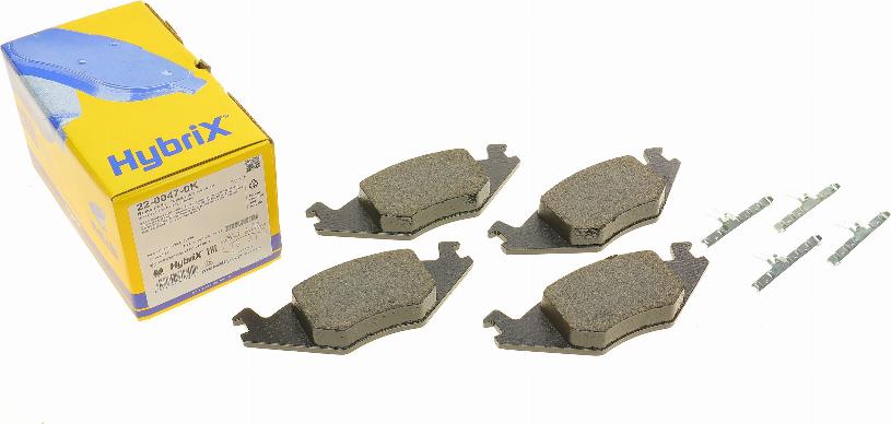 Metelli 22-0047-0K - Brake Pad Set, disc brake car-mod.net