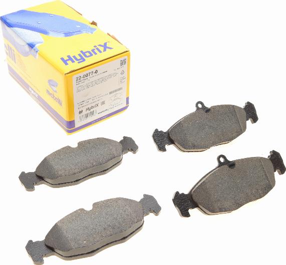 Metelli 22-0077-0 - Brake Pad Set, disc brake car-mod.net