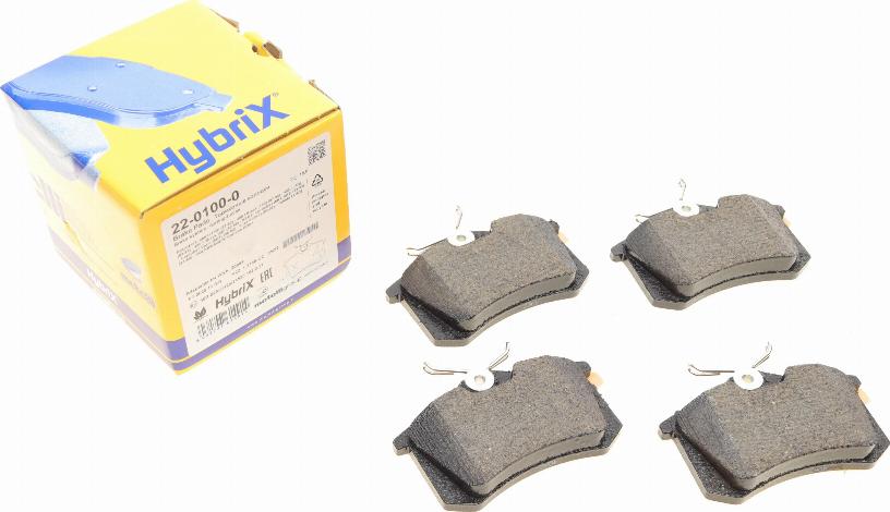 Metelli 22-0100-0 - Brake Pad Set, disc brake car-mod.net
