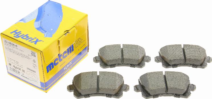 Metelli 22-0806-0 - Brake Pad Set, disc brake car-mod.net