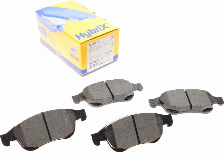 Metelli 22-0817-0 - Brake Pad Set, disc brake car-mod.net