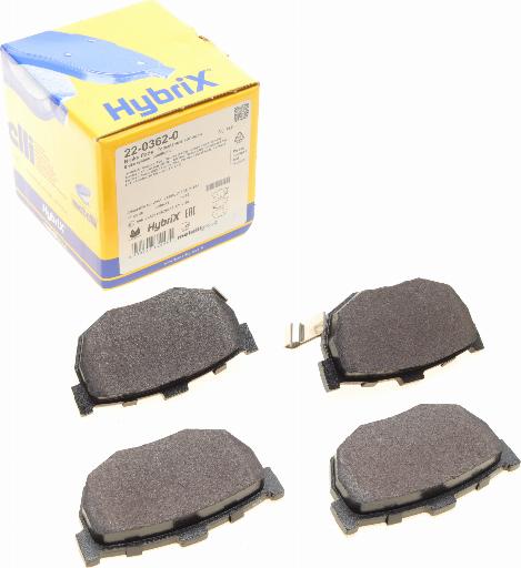 Metelli 22-0362-0 - Brake Pad Set, disc brake car-mod.net