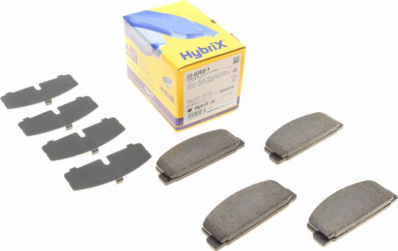 Metelli 22-0302-1 - Brake Pad Set, disc brake car-mod.net