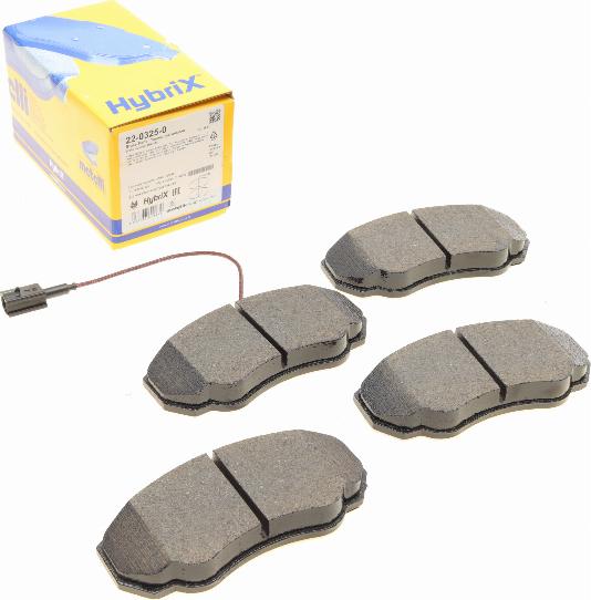 Metelli 22-0325-0 - Brake Pad Set, disc brake car-mod.net