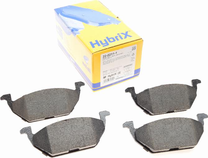 Metelli 22-0211-1 - Brake Pad Set, disc brake car-mod.net