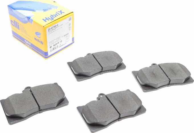 Metelli 22-0799-0 - Brake Pad Set, disc brake car-mod.net