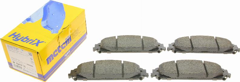 Metelli 22-0717-0 - Brake Pad Set, disc brake car-mod.net