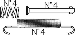 Metelli K393 - Accessory Kit, brake shoes car-mod.net