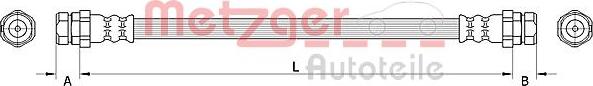 Metzger 4111533 - Brake Hose car-mod.net