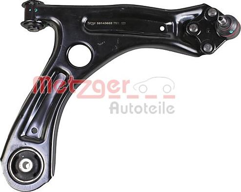 Metzger 58143602 - Track Control Arm car-mod.net