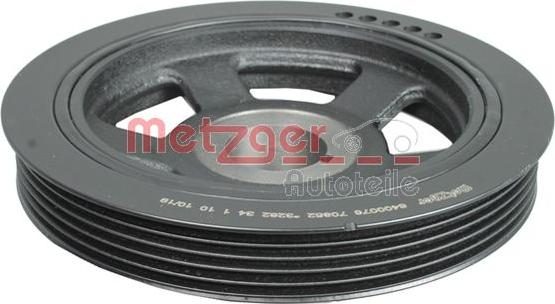 Metzger 6400076 - Belt Pulley, crankshaft car-mod.net