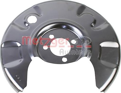 Metzger 6115435 - Splash Panel, guard, brake disc car-mod.net