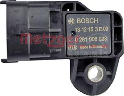 Metzger 0906159 - Sensor, boost pressure car-mod.net