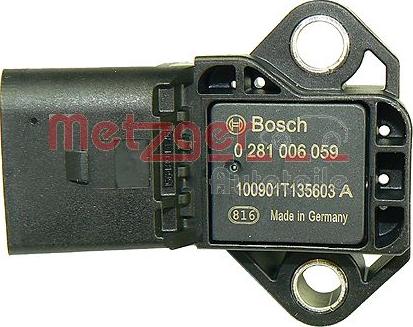 Metzger 0906138 - Sensor, intake air temperature car-mod.net