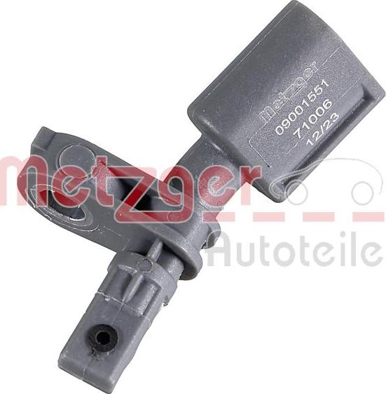 Metzger 09001551 - ABS sensor, wheel speed car-mod.net