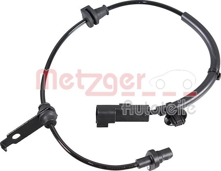 Metzger 09001522 - ABS sensor, wheel speed car-mod.net