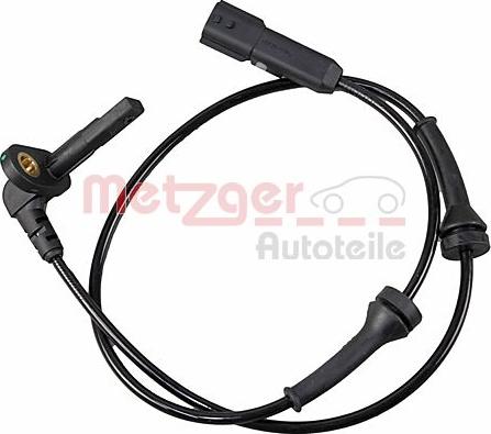Metzger 09001202 - ABS sensor, wheel speed car-mod.net