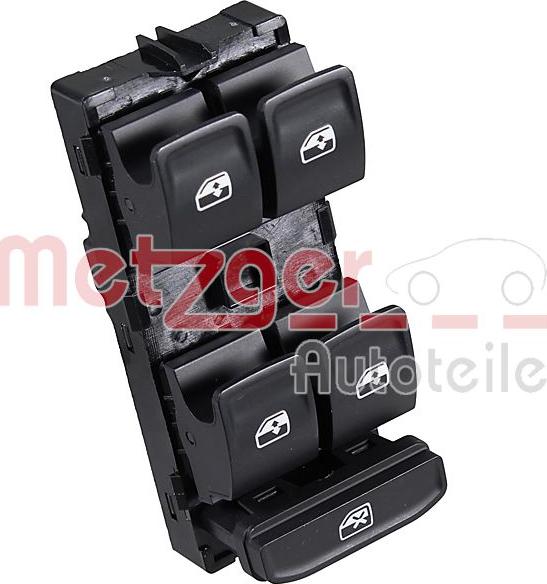 Metzger 0916961 - Switch, window regulator car-mod.net