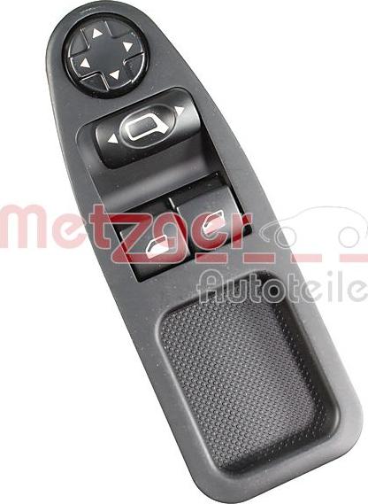 Metzger 0916939 - Switch, window regulator car-mod.net