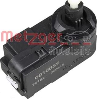 Metzger 0916659 - Control, actuator, headlight range adjustment car-mod.net