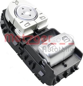 Metzger 0916686 - Switch, window regulator car-mod.net