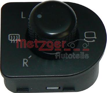 Metzger 0916065 - Switch, mirror adjustment car-mod.net